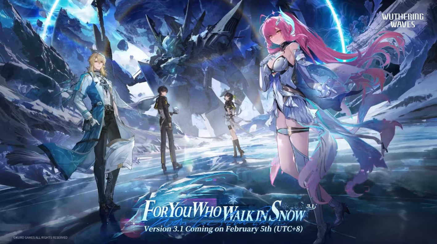 Wuthering Waves: Prévias de conteúdos da versão 3.1